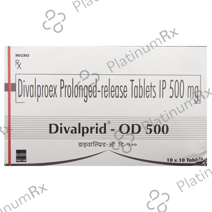 Divalprid OD PR 500mg Tablet 10s
