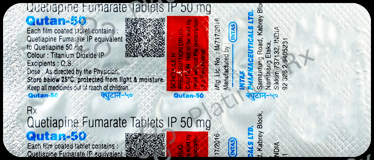 Qutan 50mg Tablet 10s