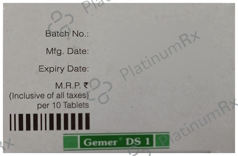 Gemer DS 1 Tablet PR 10 tablets