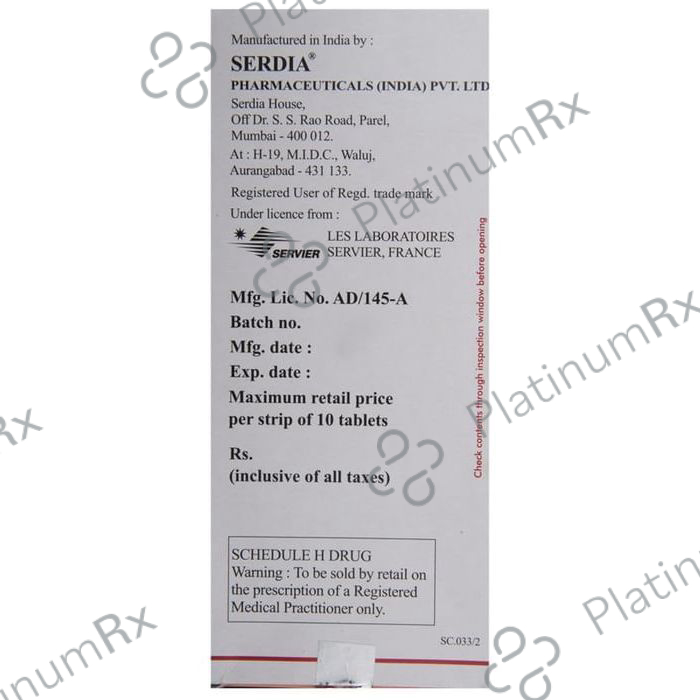 Diamicron 80mg Tablet 10s