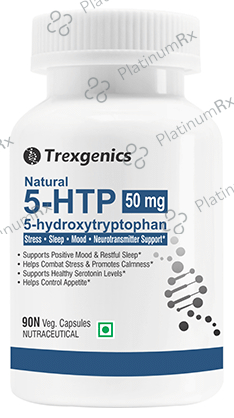 Trexgenics Natural 5-HTP 50mg Veg Capsule