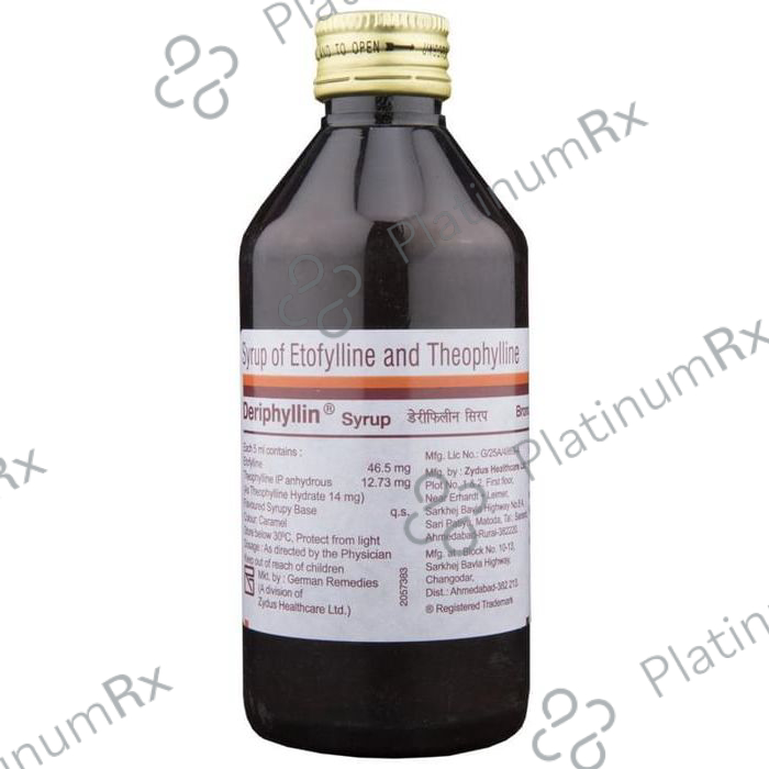 Deriphyllin 46.5/12.73mg Syrup 200ml
