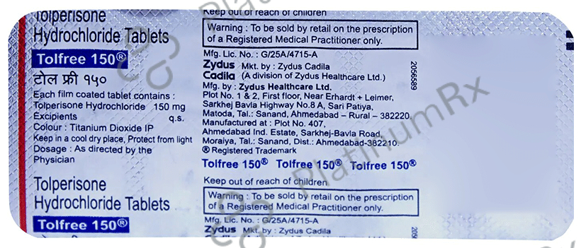 Tolfree 150 Tablet