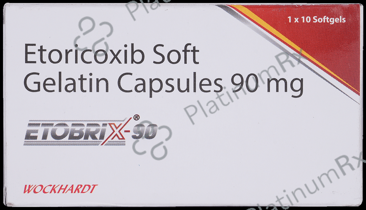 Etobrix 90mg Soft Gelatin Capsule