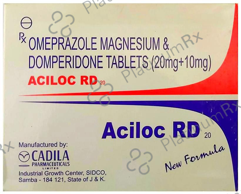 Aciloc RD 20/10mg Tablet 15s