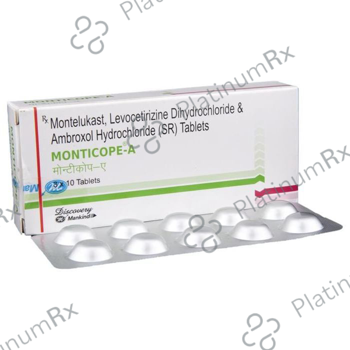 Monticope A 75/5/10mg Tablet SR 10s