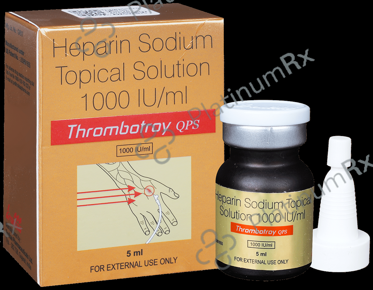 Thrombotroy QPS 1000IU Solution 5ml