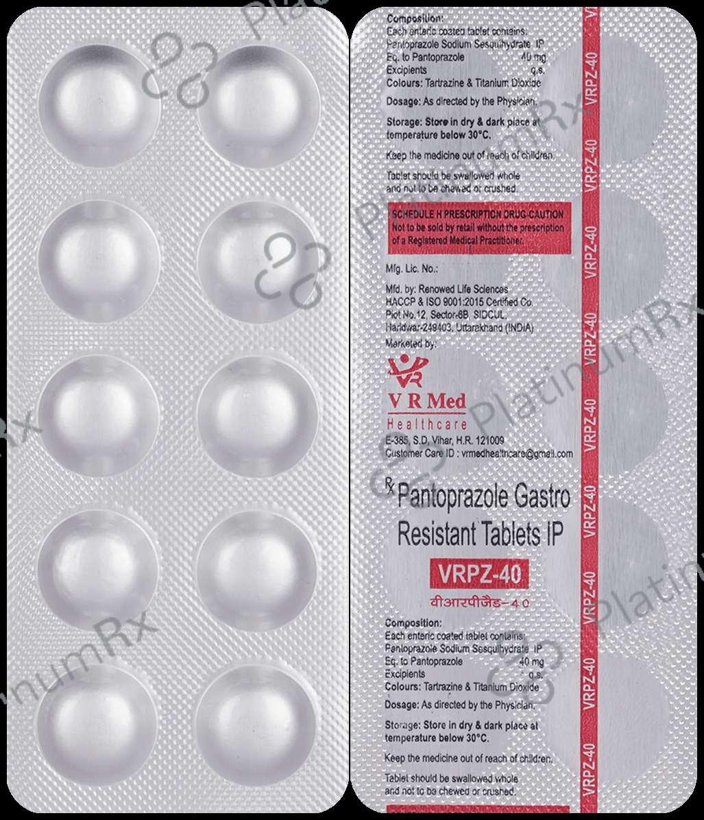 Vrpz 40mg Tablet
