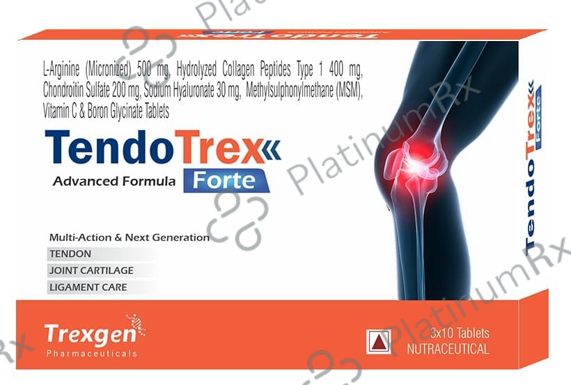 Trexgen Tendotrex Forte Tendon, Joint & Ligament Care Tablet