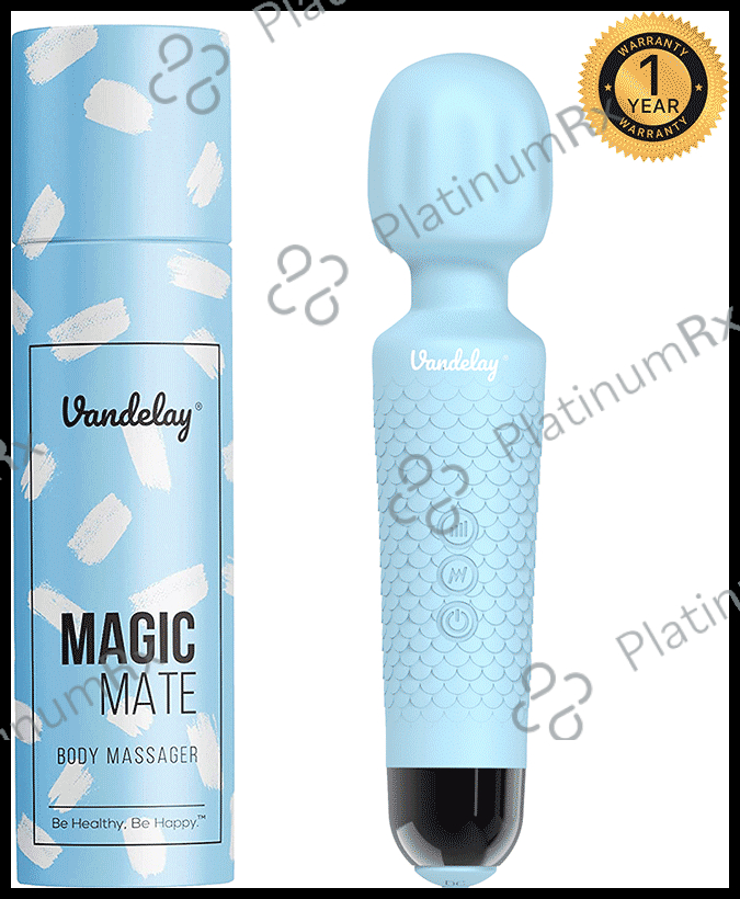 Vandelay Magic Mate Body Massager Arctic Blue