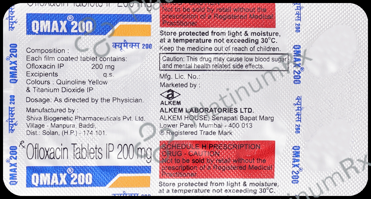 Qmax 200mg Tablet