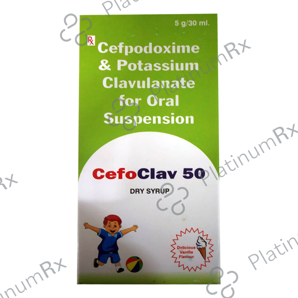 Cefoclav 50/31.25mg Dry Syrup 30ml