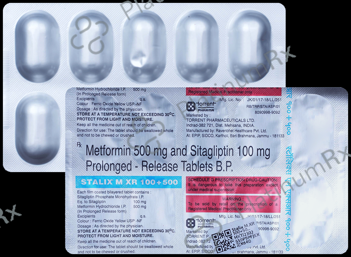 Stalix M XR 100/500mg Tablet PR 10s