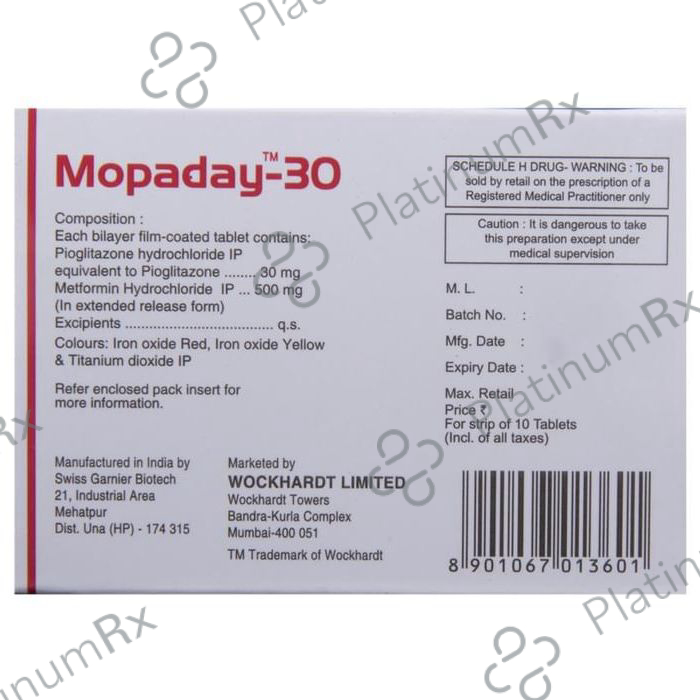Mopaday 30 Tablet ER