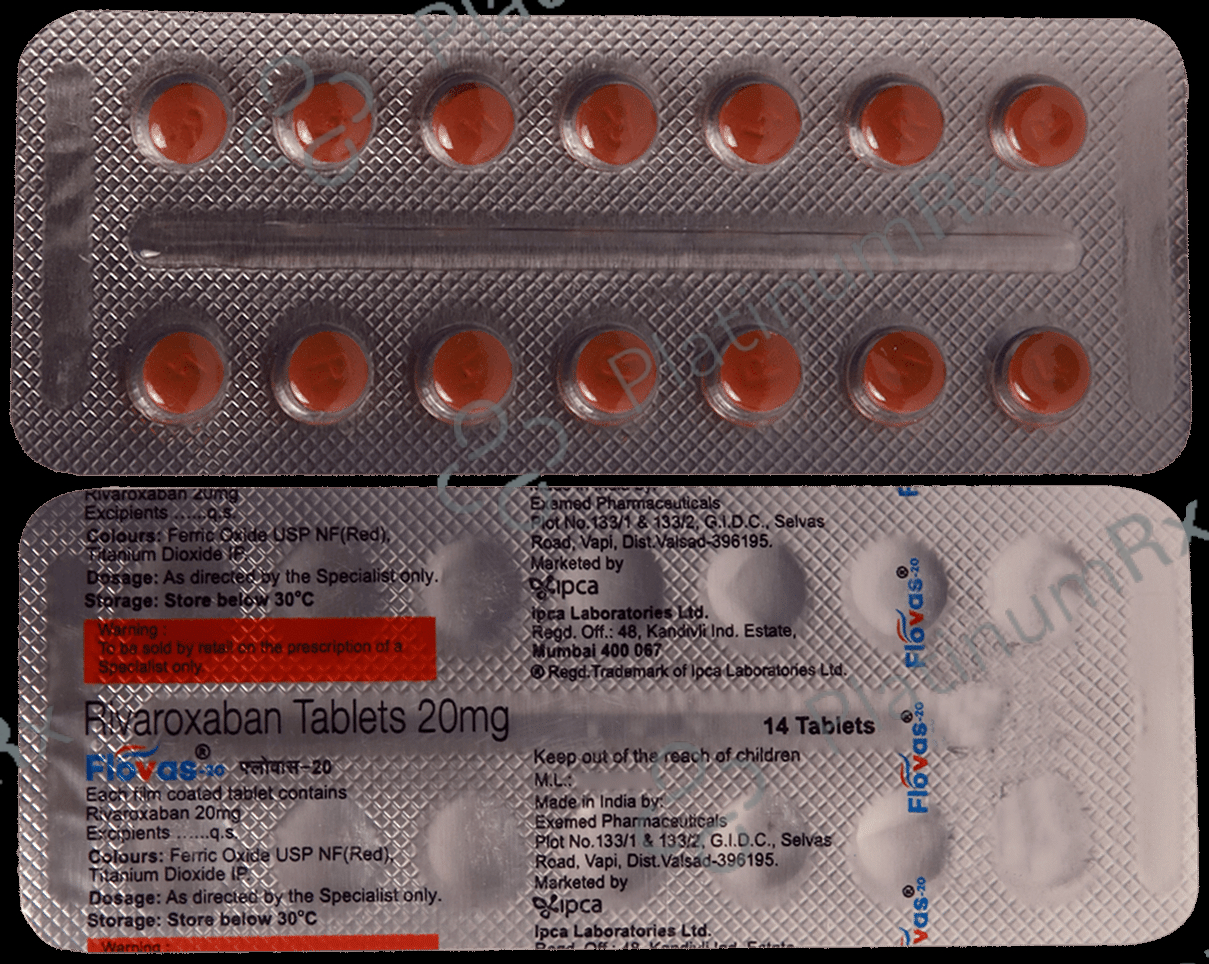 Flovas 20mg Tablet 14s