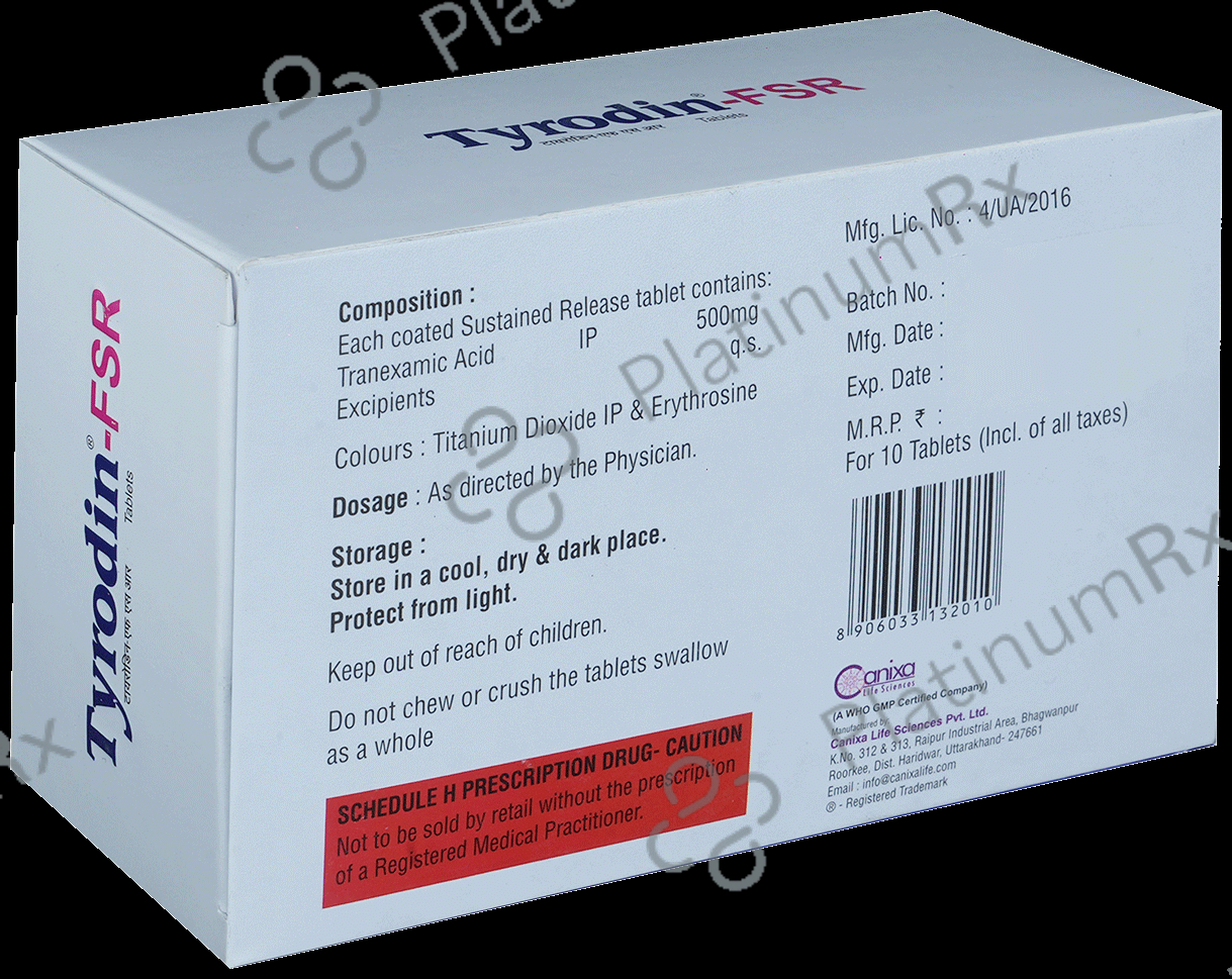 Tyrodin FSR 500mg Tablet 10s