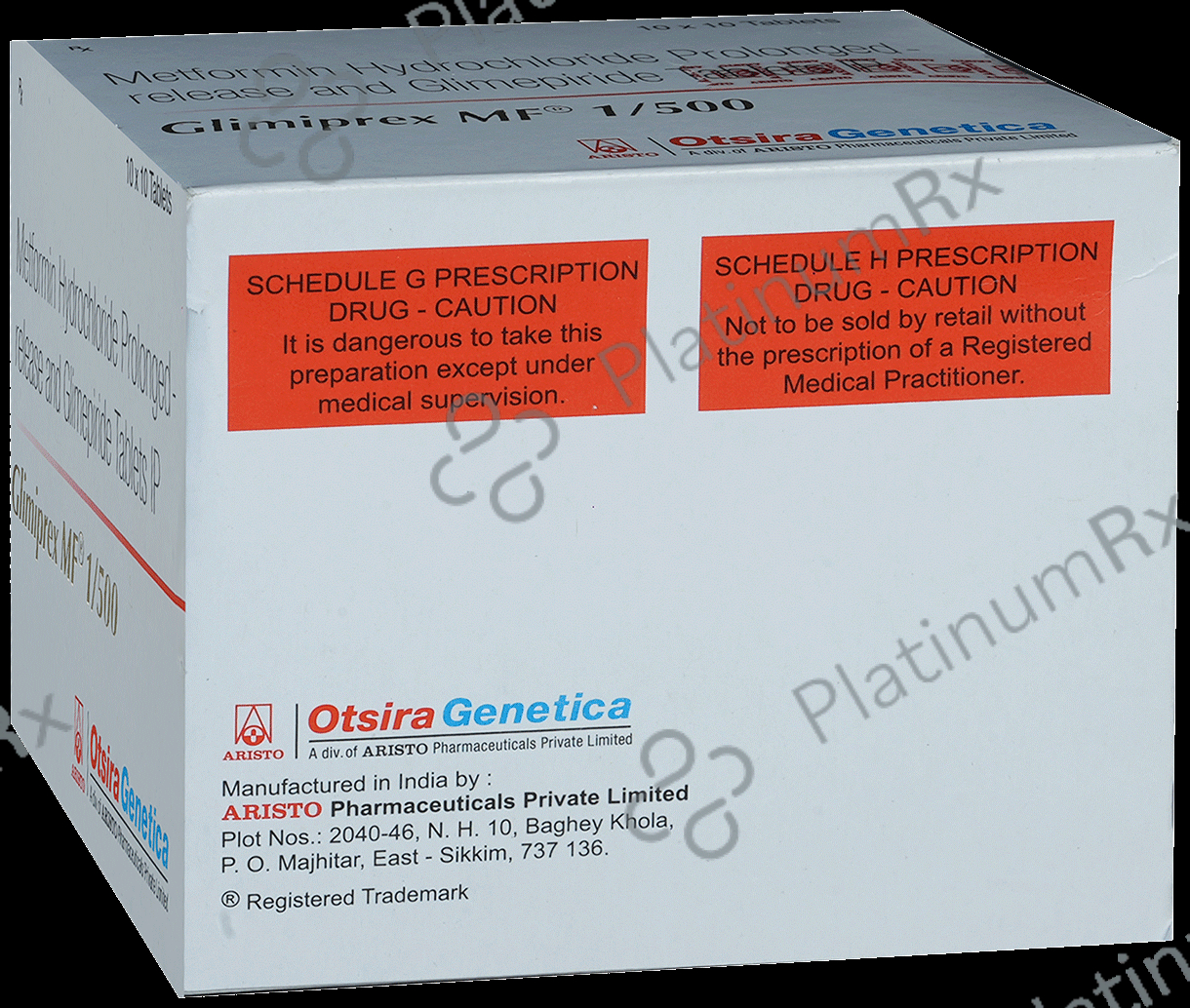 Glimiprex MF 1/500 Tablet PR 10 Tablet PR