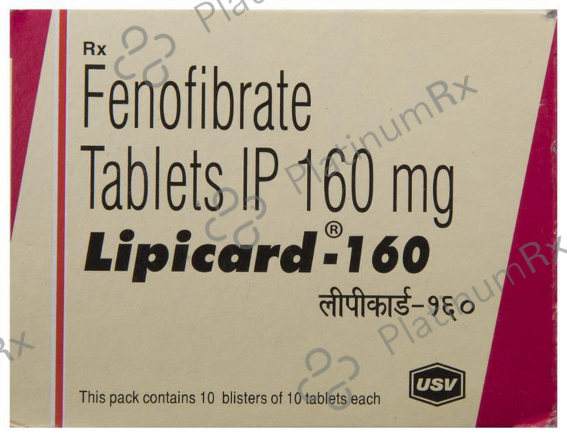 Lipicard 160mg Tablet 10s