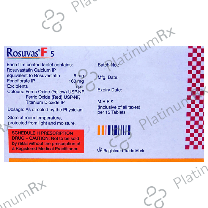 Rosuvas F 160/5mg Tablet 15s