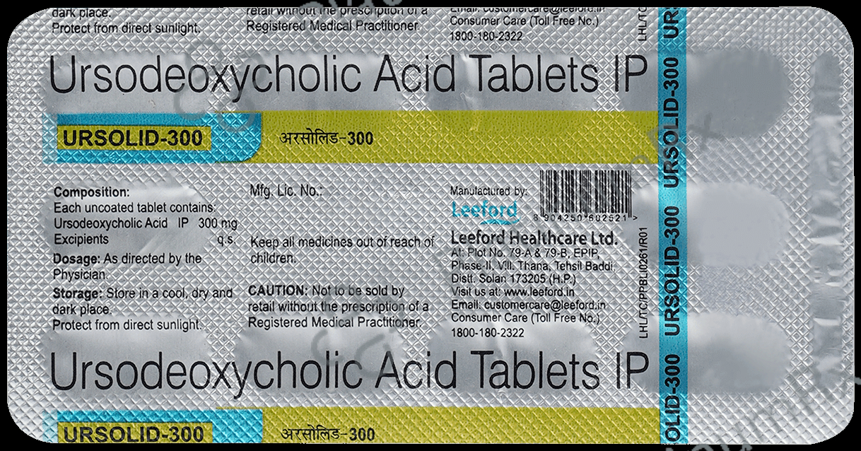 Ursolid 300mg Tablet 10s