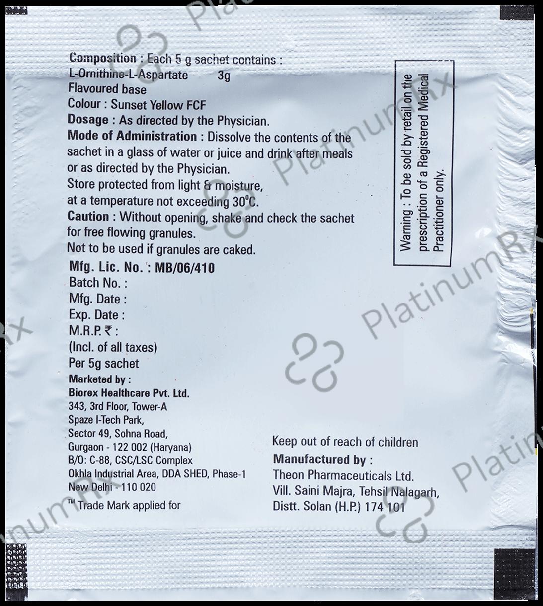 Letarte Sachet