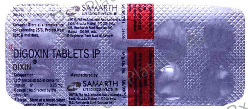 Dixin 0.25mg Tablet 10s