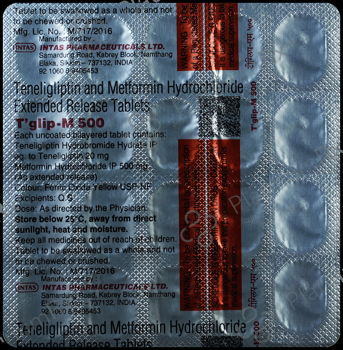 T Glip M 500/20mg Tablet ER 20s