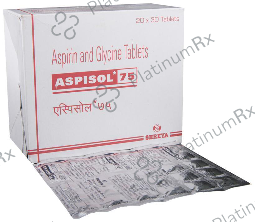 Aspisol 75/37.5mg Tablet 30s