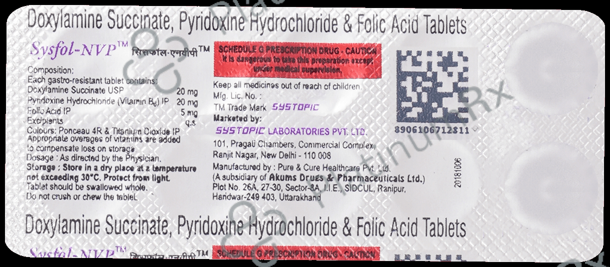 Sysfol NVP Tablet 10s