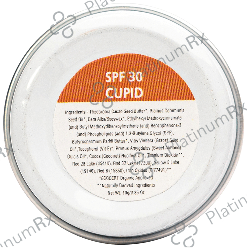 Earth Rhythm Tinted Lippie Puck It SPF 30 Cupid