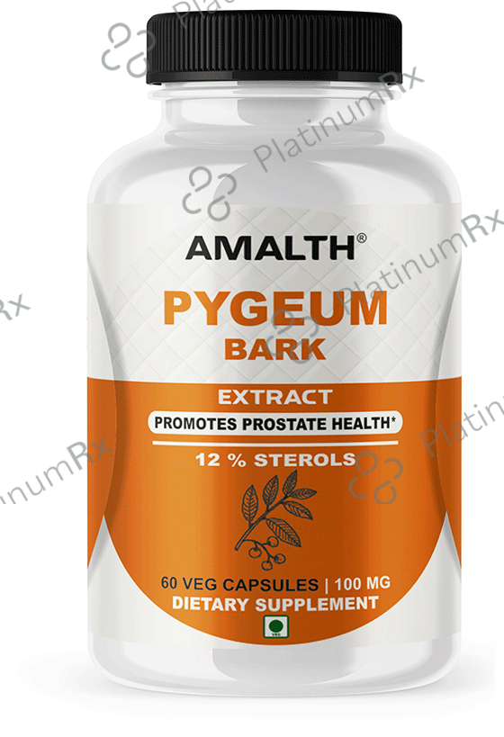 Amalth Pygeum Bark Extract Veg Capsules
