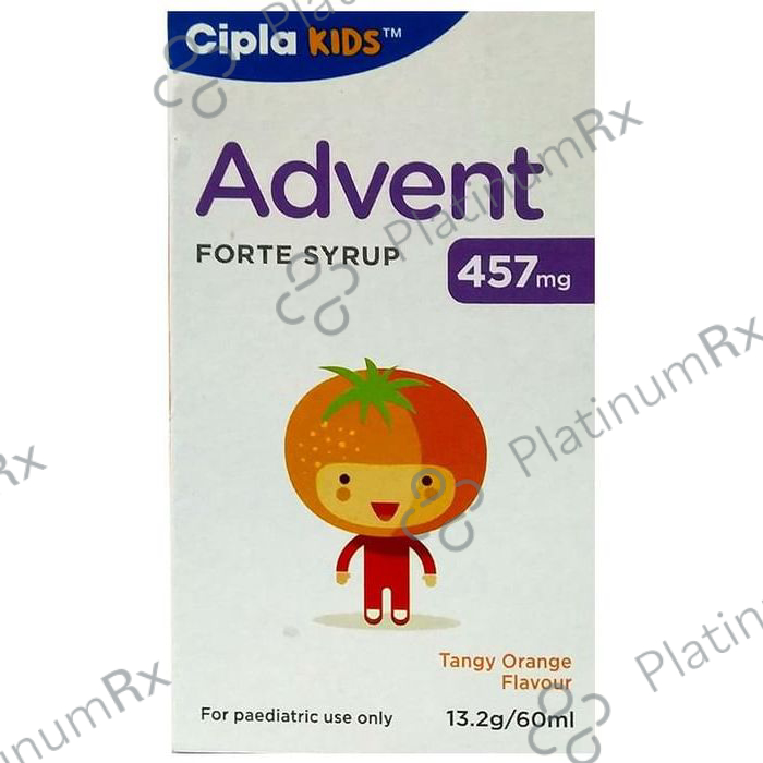 Advent Forte 457mg Syrup Tangy Orange 60ml