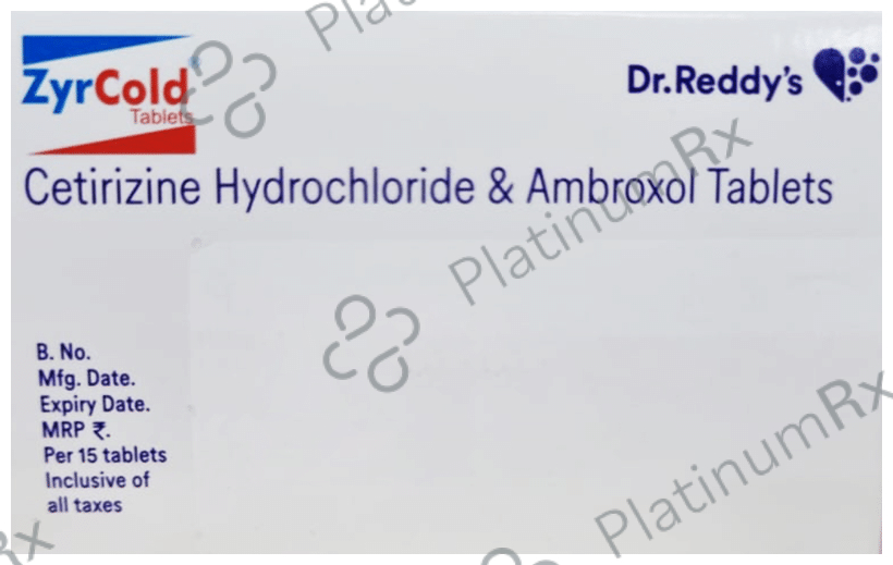 ZyrCold 60/5mg Tablet 15s
