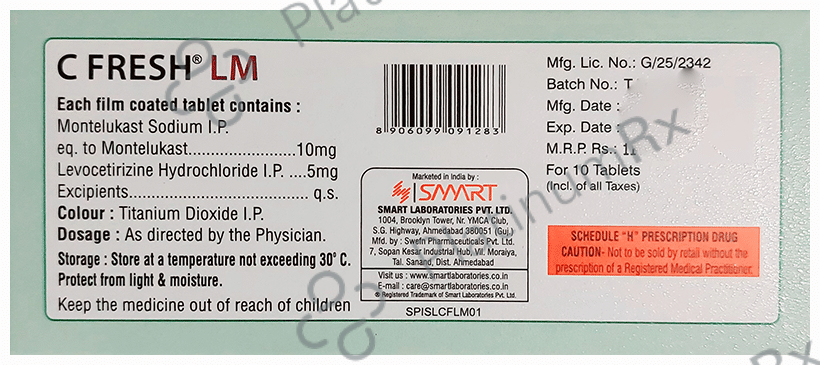 C Fresh LM 5mg/10mg Tablet