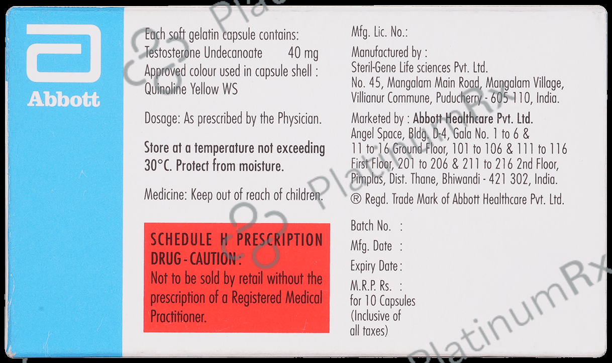 Aquaviron 40mg Capsule