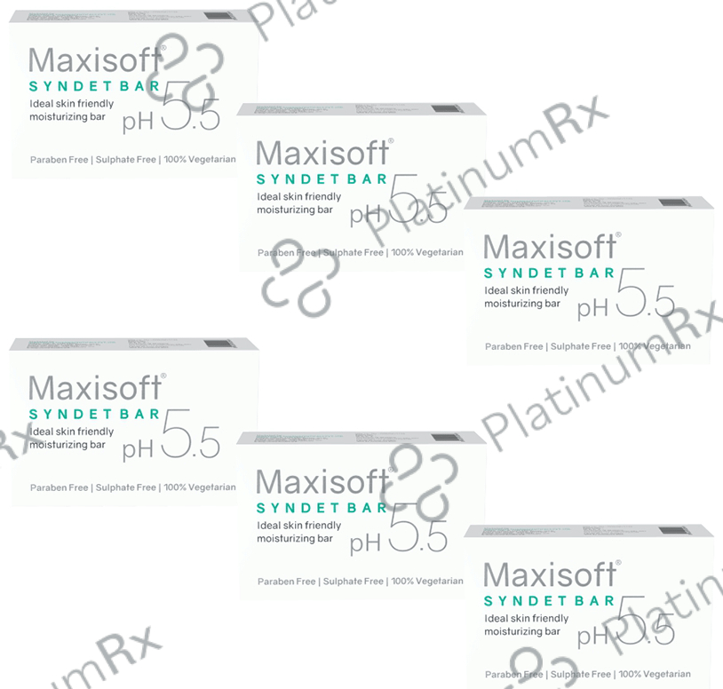 Maxisoft Syndet Bar (75gm Each) 6 units
