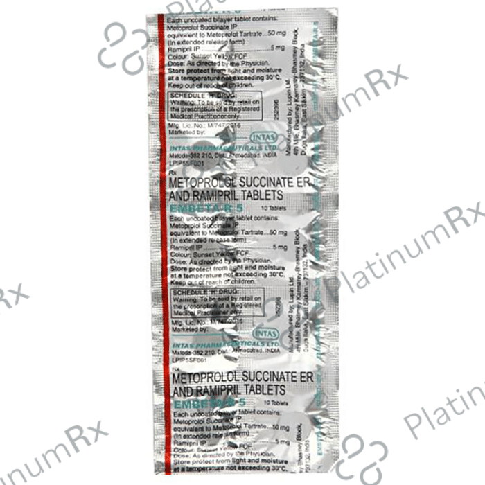 Embeta R 47.5/5mg Tablet ER 10s
