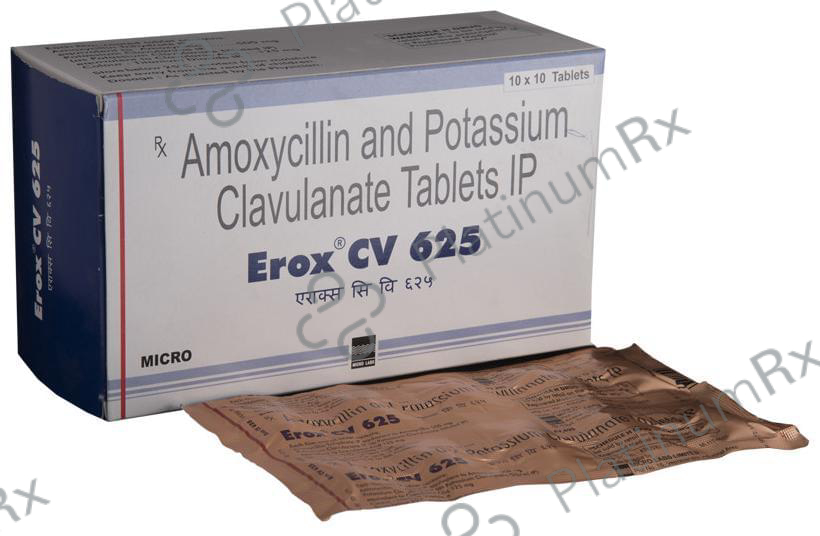 Erox CV 625mg Tablet 10s
