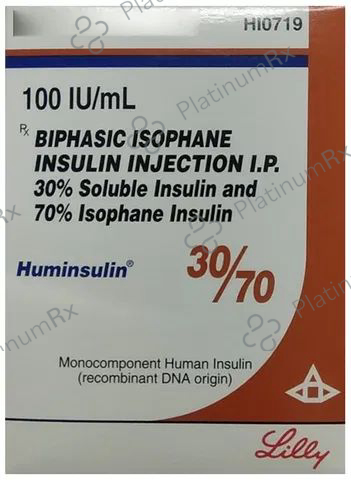 Huminsulin 30/70 (100 IU/ml) (1*3ml Refill Cartridge / Injection)