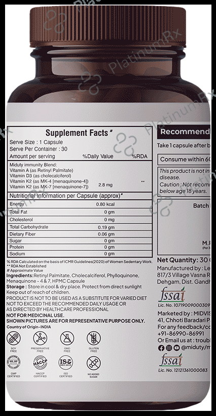 Miduty A.D.K Capsule 30 capsules