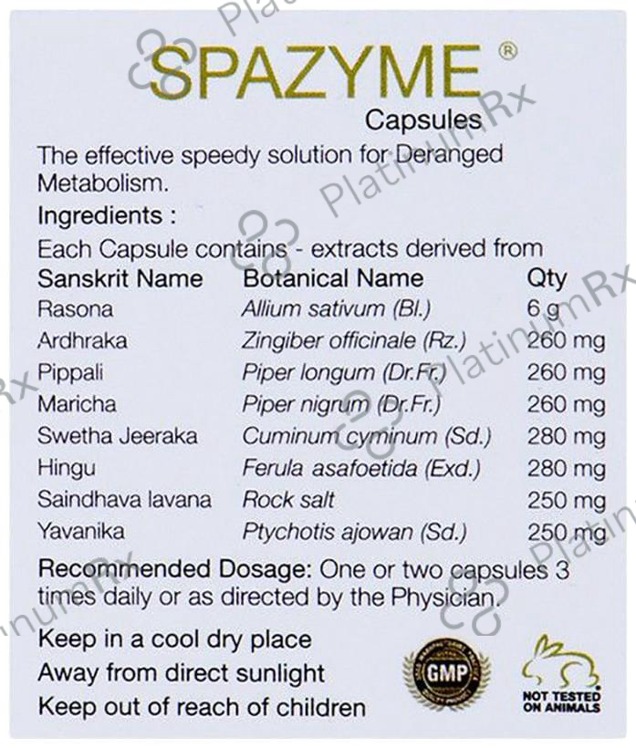 Kairali Spazyme Capsule