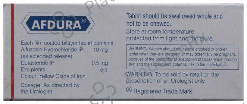 Afdura 10/0.5mg Tablet ER 10s