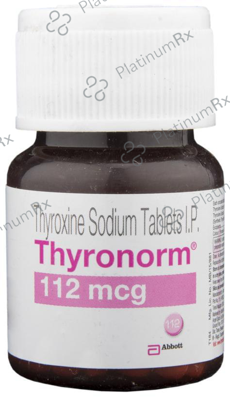 Thyronorm 112mcg Tablet 100's