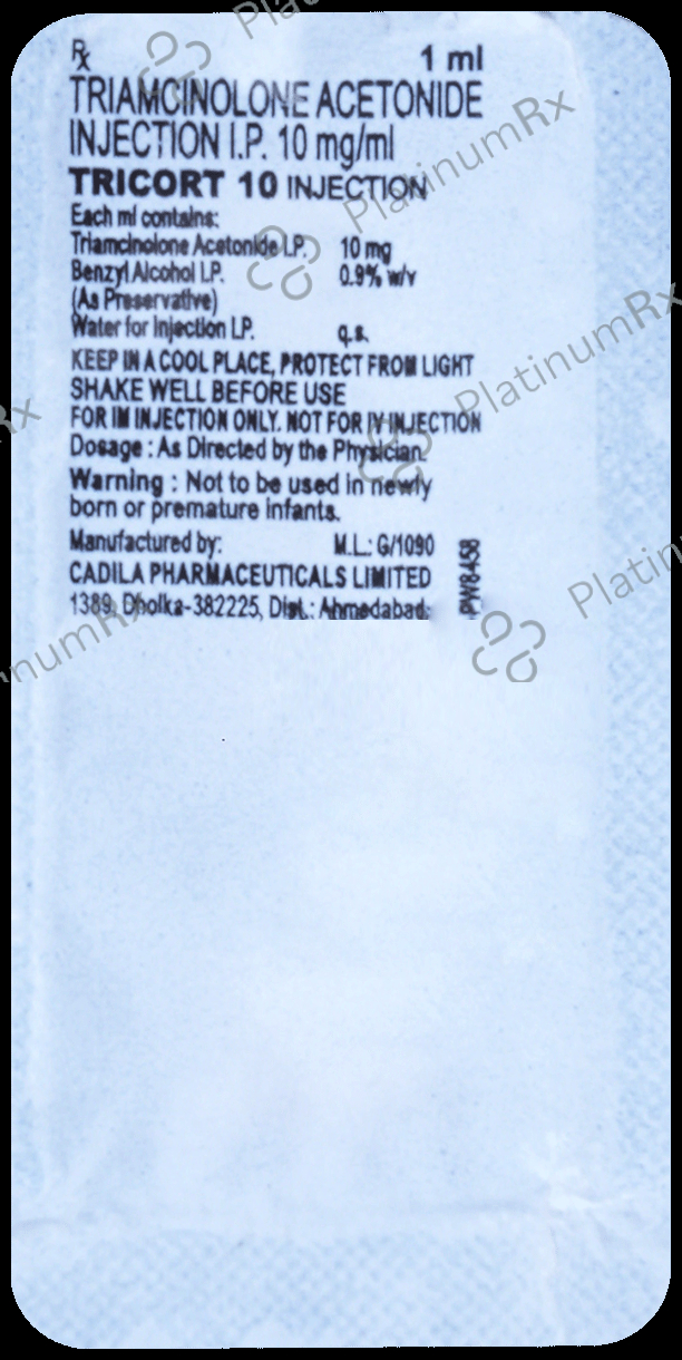 Tricort 10mg Injection 1ml