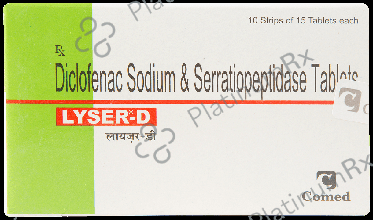 Lyser D 50/10mg Tablet 15s