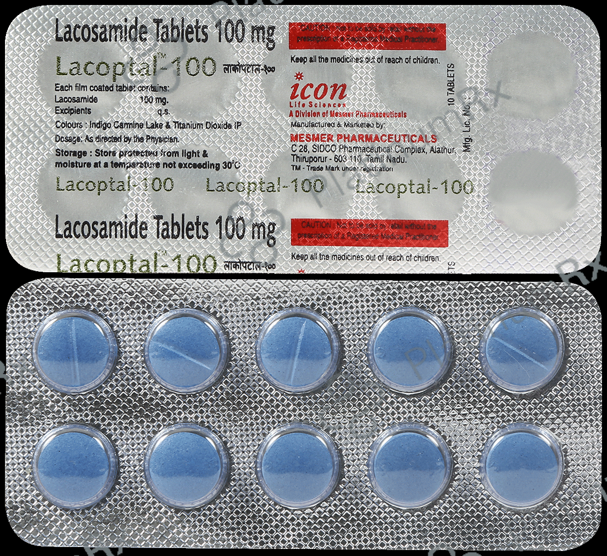 Lacoptal 100mg Tablet 10s