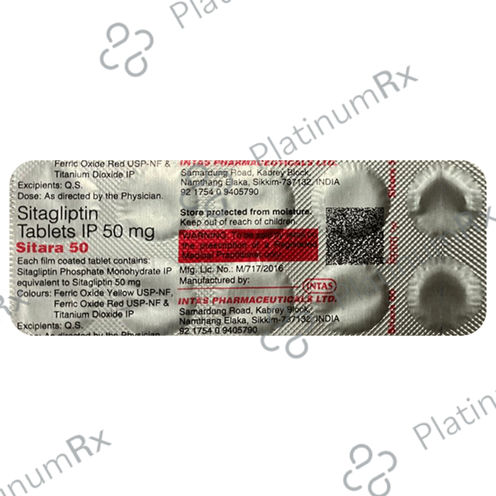 Sitara 50mg Tablet 10s