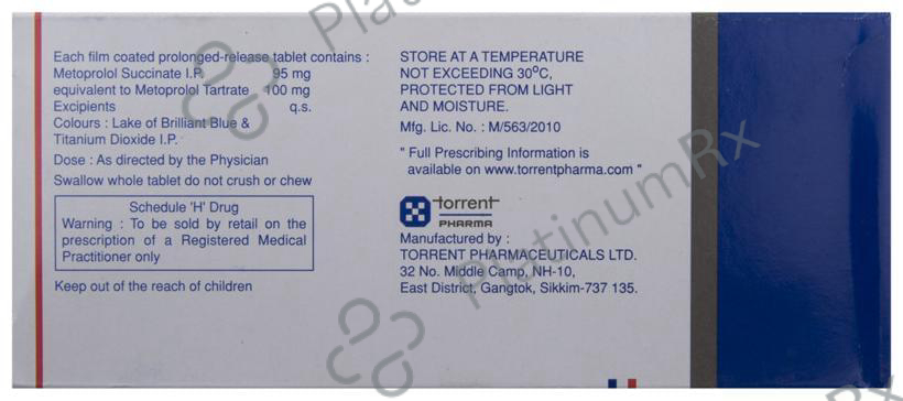 Metocard XL 100mg Tablet PR 10s