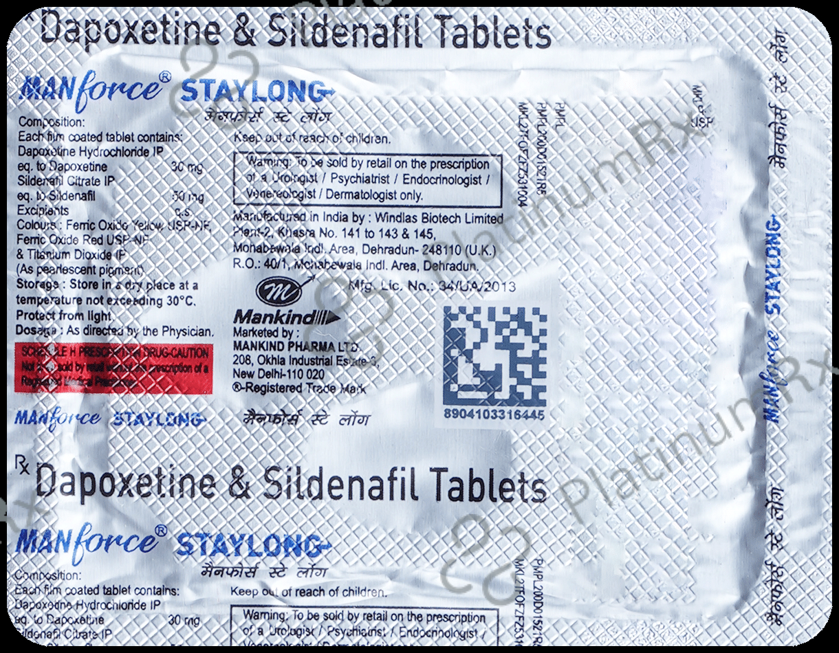Manforce Staylong Tablet
