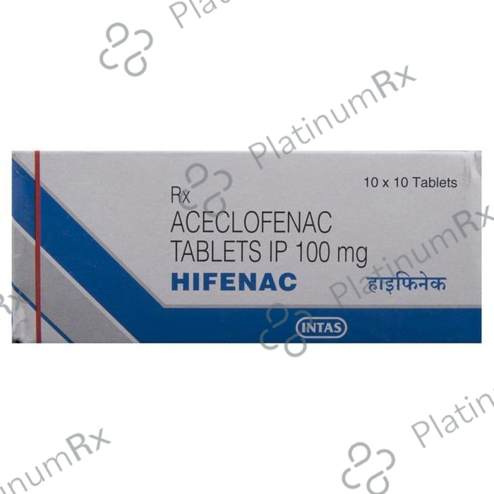 Hifenac 100mg Tablet 10s